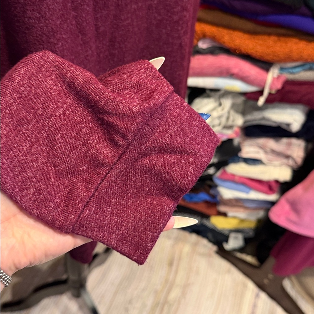 #421. 🪷 Buffalo David Bitton Heathered Plum Top xxl - Picture 6 of 7